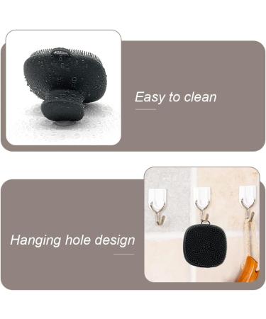 Silicone Facial Brush Anti Slip Blackhead Cleansing Brush Manual Cleaning Brush for Women Men Cleansing and Exfoliating - Buy Online on GoSupps.com