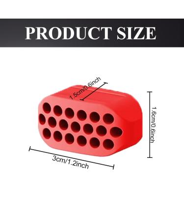 Akjaxqu 6-Piece Jawline Trainer | Silicone Jaw & Facial Muscle Trainer for Men & Women | Tone & Define Your Face - Buy Online on GoSupps.com
