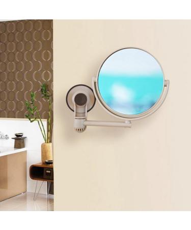 MINIDAHL 3X Bath Mirror Cosmetic Mirror 1X/3X Magnification Suction Cup Adjustable Makeup Mirror Double-Sided Bathroom Mirror - Buy Online on GoSupps.com