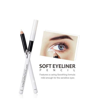 Buy 1PC White Kajal Stift - Waterproof Eyeliner & Eyeshadow | Durable Smooth Surface Beauty Tool for Professional Makeup - Buy Online on GoSupps.com