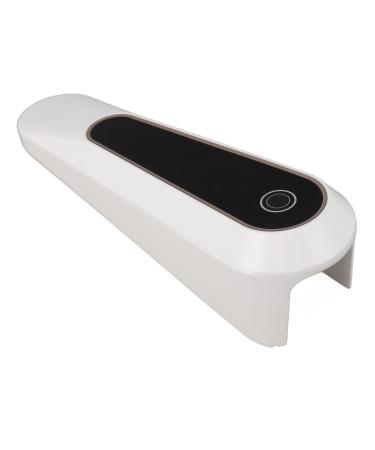 Handheld Nail Lamp Dual 365+405nm Ultraviolet Nail Dryer 2000mAh USB Interface Small Nail Lamp 8W for Gel Nail with Timer Function Ultraviolet Lamp Practical Gift (White)