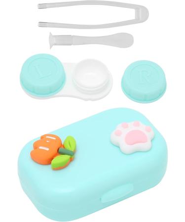 Dewin Cute Portable Contact Lens Container Set - Green Halter Box for Soft Storage & Control - Buy Online on GoSupps.com