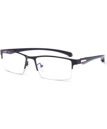 HAOXUAN Progressive Smart Zoom Multifocus Reading Glasses - Anti-Blue Light PC Lens TR90 Photochrome Half Frame Sunglasses for Unisex | Diopters +1.0 to +3.0 in Black - Buy Online on GoSupps.com