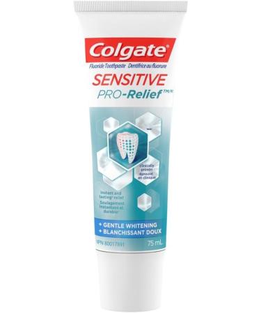 Colgate Sensitive Pro-Relief Gentle Whitening Toothpaste 75 Milliliters 75 ml (Pack of 1) Gentle Whitening Toothpaste - Buy Online on GoSupps.com