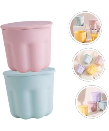 Mobestech 2 Sets Pp Washing Bowl Cosmetic Brush Cleaning Tool Puff Cleaning Scrubber Makeup Cleaner Kit Silicone Makeup Mat Brush Scrubber Bowl Silica Gel Silicone Brush Make up Sky-blue medium - Buy Online on GoSupps.com