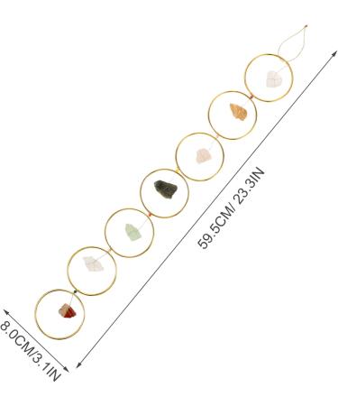 Alipis Gemstone Wall Decoration Ornament Exquisite Pendant Chakra Novelty Pendant Fine Phase of The Moon - Buy Online on GoSupps.com
