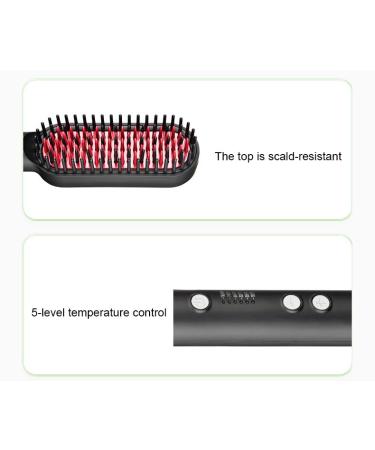 Hair Straightener Brush & DIY Hair Dryer Comb for Men & Women | Daily Use Styling Tool - Best Results - Buy Online on GoSupps.com
