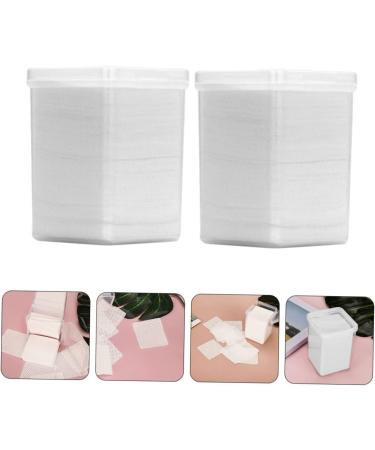 Mikinona Cleaning Pads 2 Boxes Eyelash & Nail Tools Non-Woven Fabric Cloth for Gel & Glue Cleaning Manicure Supplies - Buy Online on GoSupps.com