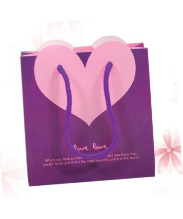 Healifty 3pcs Paper Bags Wedding Paper Bag Papar Bags Purple Love Shopping Gift Bag 1 count (Pack of 1) Purplex3pcs - Buy Online on GoSupps.com
