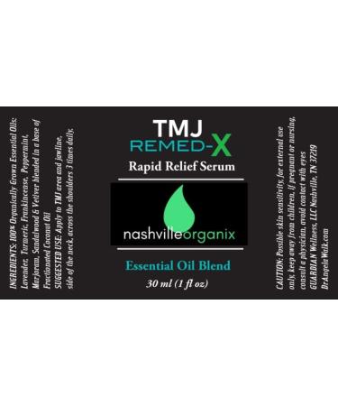 Dr. A's TMJ Remed-X Rapid Relief Serum - Organic Jaw & Muscle Tension Cream 1oz - Buy Online on GoSupps.com