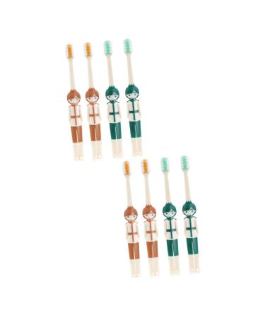 Ipetboom 8 STK children's toothbrush toothbrushes for children tooth toothbrush travel toothbrush for children toothbrush for toddlers travel toothbrush daily use accessories baby