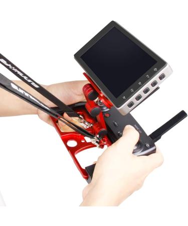 Anbee Foldable Aluminum Tablet Stand with Lanyard for DJI Drones - Red - Buy Online on GoSupps.com