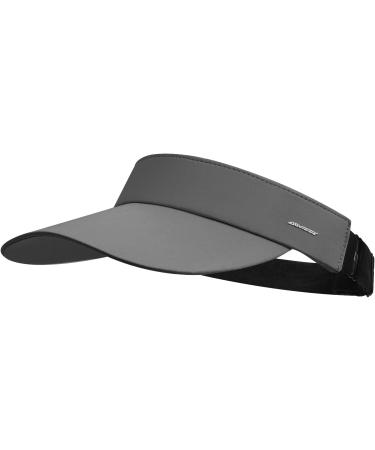Clape UV Protection Visor Cap - Quick-Drying Adjustable Sun Shield for Golf & Tennis - Summer Outdoor Visor in Dark Gray (RNKD01) - Buy Online on GoSupps.com