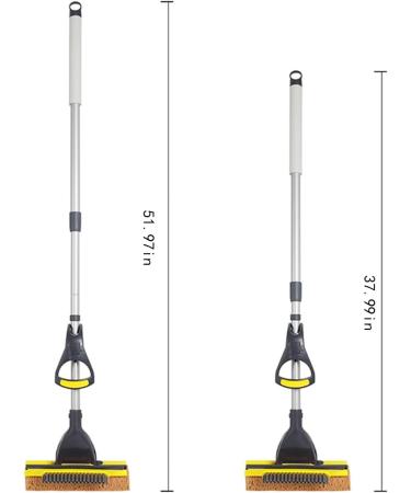 Comigeewa Sponge Mop with 2 Sponge Heads - Ideal for Home and Commercial Use - Buy Online on GoSupps.com