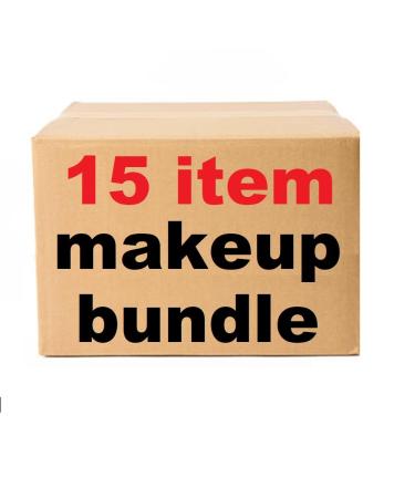 15 item makeup bundle - cosmetics set starter kit - great for gifts Christmas presents stocking/beauty advent calendar fillers - favours - party bags and pampering uk