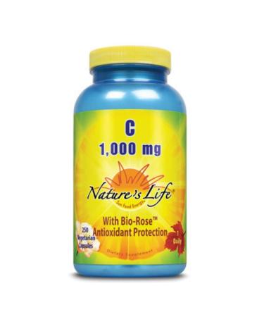 Nature's Life VIT C 1 000 mg Caps | 250 ct