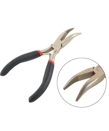 Black Hair Extensions Tool Kit with Pliers, Pulling Hook, and 500 Micro Links Rings Beads - Black Hair Pliers Included - Buy Online on GoSupps.com