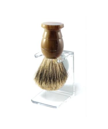 Edwin Jagger 1EJ872SD's medium of best badger shaving brushes and stands imitation light horn for use with shaving cream or soap for men