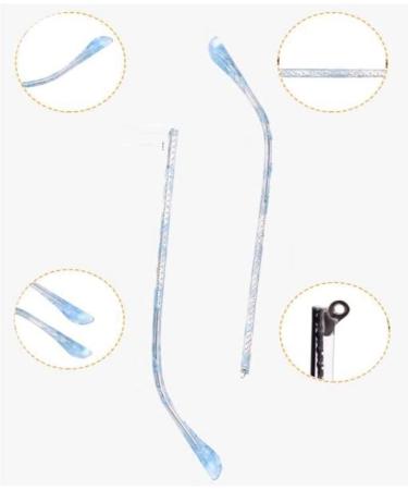 Ranara Glasses End Spikes Replacement | Clear Blue Plastic Glass Legs & Accessories - Buy Online on GoSupps.com