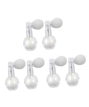 DOITOOL 6 pcs Refillable Spraying Tools Luster Sequins for Highlighter Highlight White Whitex3pcs 7.5x6cmx3pcs