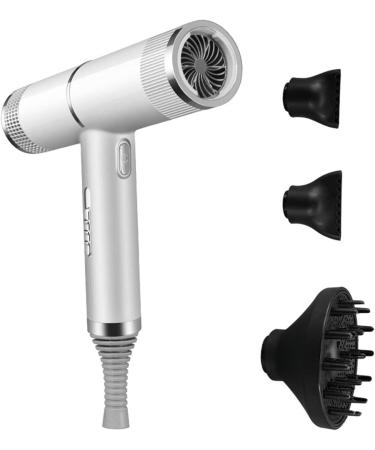 Ion Hair Dryer Portable Light Hair Dryer Professional Hair Dryer Hair Protection 3 Heating Settings and Unlimited Speed with Diffuser and Concentrator Nozzle Suitable for Home and Travel - Buy Online on GoSupps.com