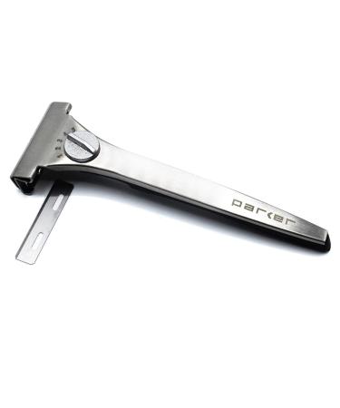 Parker Adjustable Injector Razor | Single Edge Safety Razor with 20 Blades | Customize Your Shave - Buy Online on GoSupps.com