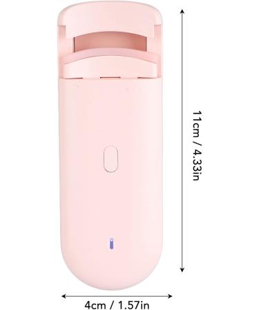 Verdant Touch Silicone Lash Curling Tool Heated Eyelash Curler Portable Electric Pink Silicone Lash Quick Curling Tool for Women Long Lasting Curl - Buy Online on GoSupps.com