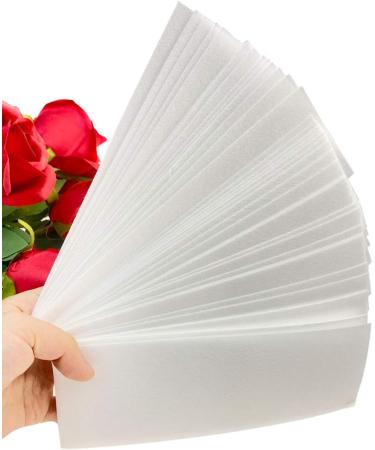 100PCS Non Woven Large 8x3inch Body and Facial Wax Strips Epilator Professional Hair Removal Wax Paper - Buy Online on GoSupps.com