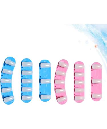 Beavorty 4 Boxes Nails Tip Stand Nail Practice Rack Nail Art Holder Stand Nail Tip Practice Base Nail Training stand nail tips holder Manicure Practice Rack nail tools nail stand lotus 1 - Buy Online on GoSupps.com