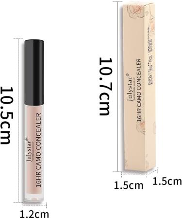 Julystar Makeup Concealer Liquid Foundation Durable Makeup Foundation Cream Makeup Beauty Makeup (101) - Buy Online on GoSupps.com