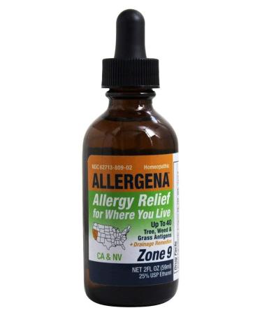 Allergena Allergy Relief Zone 9 - CA NV 2oz