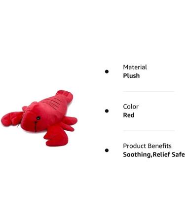 Warmies Lobster 2 Cozy Plush Heatable Lavender Scented Stuffed Animal - Relax and Unwind with Soothing Heat Therapy - Buy Online on GoSupps.com