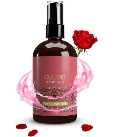 DX Gulabo Premium Eau de Rose 110ml | Skin Toner Face & Hair | Paraben Free Alcohol Free | Balances & Restores Skin pH Levels | For All Skin Types - Buy Online on GoSupps.com