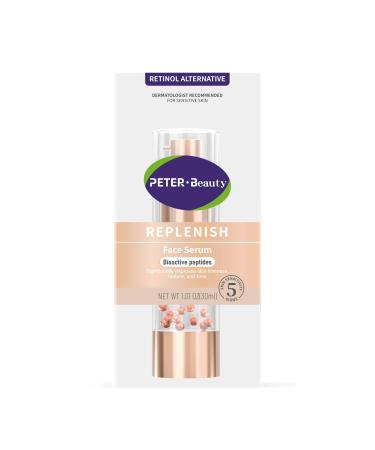 PETER*BEAUTY REPLENISHED VITAMIN INFUSED FACE SERUM WITH NIACINAMIDE & AMP BIOACTIVE PEPTIDES 1 OZ FOR HYDRATION & SKIN RECENTLY RETINOL ALTERNATIVE SERUM FACE FOR SENSITIVE SKIN VITAMIN B COMPLEX - Buy Online on GoSupps.com