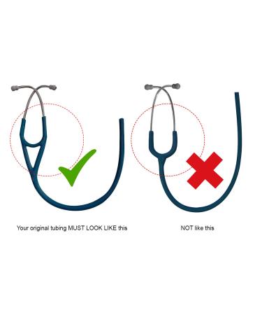 Buy Reliance Medical Caribbean Blue Replacement Tube for Littmann Master Cardiology Stethoscope - High-Quality Binaural Tubing - Buy Online on GoSupps.com