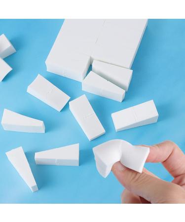 48 Pieces Triangle Sponges - Washable Makeup Sponges for Liquid & Cream Foundation - Perfect for Flawless Application (White) - Buy Online on GoSupps.com