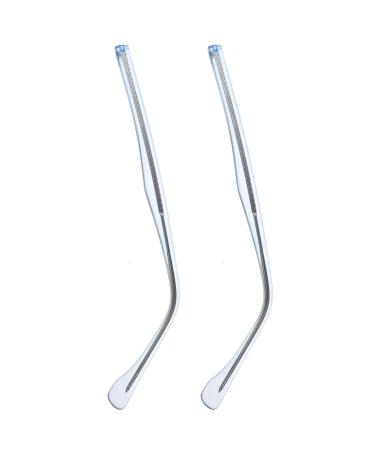 Stobok 1 pair of glasses accessories Brillen bracket end tips Brille parts replacement bars for glasses spectacle replacement legs Universal glasses arms legs glasses repair accessories metal arm pads blue
