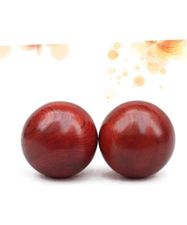 Solustre 6 StK Hand Exercise Meditation Balls - Wooden Massage & Fitness Tools for Wrist Health & Gymnastics - Buy Online on GoSupps.com