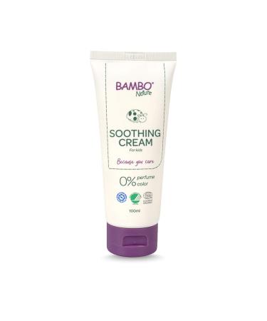 Bambo Nature Soothing Nappy Cream Newborn Essentials Eco-Friendly Nappy Cream Soothes & Restores Irritated Skin Eco Baby Soothing Cream Baby Essentials For Newborn Sustainable & Safe 100ml
