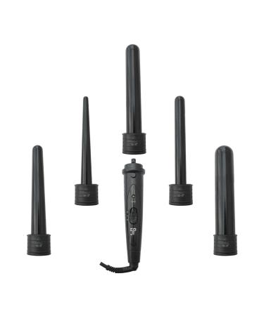 Curling Iron Wand Set Electric Hair Styling Wands Interchangeable Design Hair Styling Tool for Women Girls Mothers Girlfriends Wives and Lovers Dtt