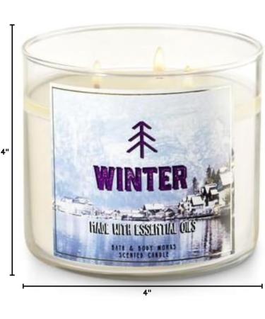 Bath and Body Works 3-Wick Winter Candle 14.5 oz | Essential Oils | International Shipping Available - Buy Online on GoSupps.com