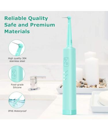 Electric Dental Calculus Remover | EKUPUZ Tartar Scraper & Plaque Remover | Rechargeable Teeth Cleaning Tool with Mirror & 2 Heads - International Shipping - Buy Online on GoSupps.com
