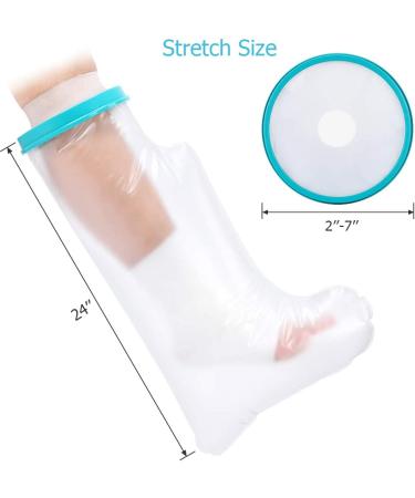Doact Waterproof Cast Cover for Shower Leg - Adult Reusable Protector, 24 inch - Buy Online on GoSupps.com