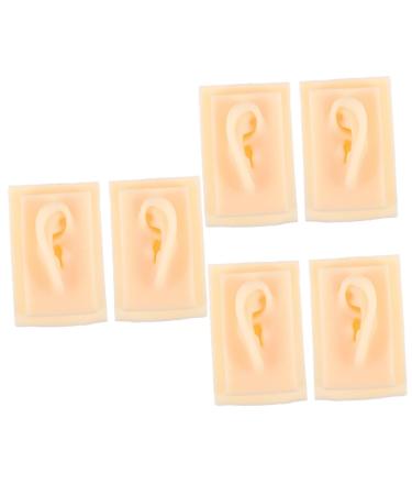 NOLITOY Teaching Ear Model 3 Pairs Ear Model Auricular Point Simulator Hearing-aid Display Props