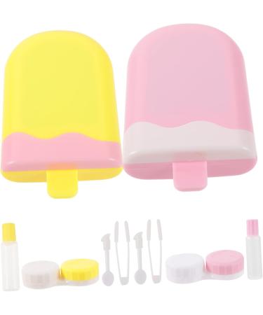 Shop Healvian Contact Lens Container with Mirror - Stylish & Compact Lens Holder for Outdoor | Ideal for Colored Contacts & Travel - Buy Online on GoSupps.com