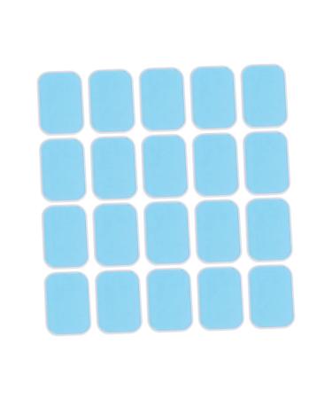 Hapinary fitness equipment 20 pieces leaf gelpads for belly toner ABS gel pads Muscle-toner-gel pads Training equipment Gel pads for hip trainers Replacement-gelpads Blood bags undertake intelligent pads 20PCs As shown