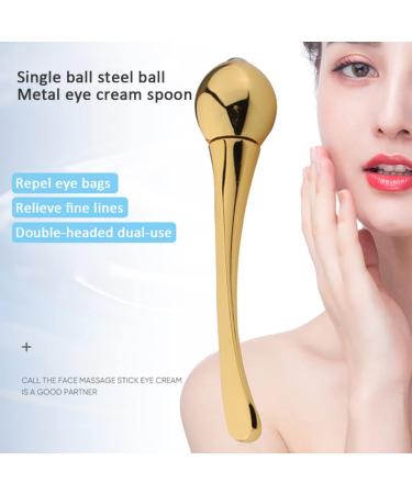 Eye Cream Applicator - Anti-Aging Zinc Alloy Beauty Stick | Rose Gold Skin Care Massage Tool - Buy Online on GoSupps.com