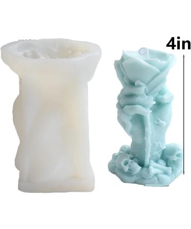 4 Inch Skull Rose Candle Mold | Silicone Mold for Resin & Clay | Handmade Ghost & Crystal Ball Mold | Candle Making Molds - Buy Online on GoSupps.com