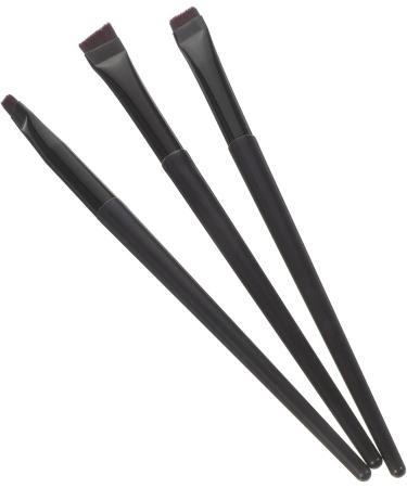 Baluue 12 Pcs Eyeliner Brush Eyebrow Brush Thin Eyeliner Brush Flat Eyeliner Brush Female Black  - Buy Online on GoSupps.com