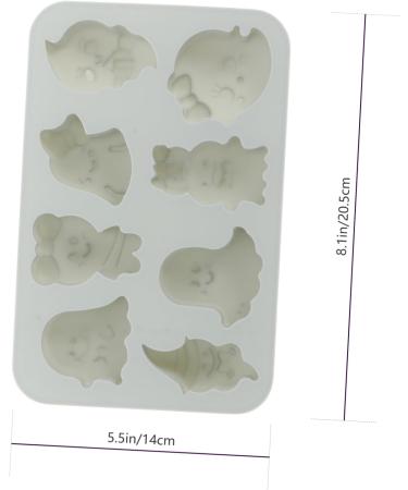 Ciieeo 1 Pc Halloween Spooky Dice Pumpkin Cake Mould De para Gelatinas Halloween Candy Molds Silicone Mini Halloween Cake Silicone Fondant Molds Ghost Handmade Soap Silica Gel 20.5X14CM Blue - Buy Online on GoSupps.com